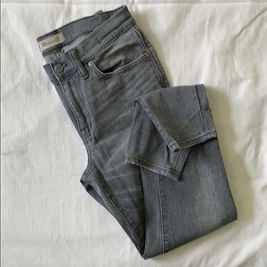 Madewell Grey Skinny Jeans - 9” Rise